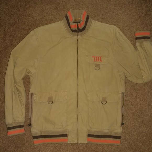 Timberland: Tan Relaxed Fit Standard Industrial Outdoors Jacket - Men's Size Med - Picture 2 of 16